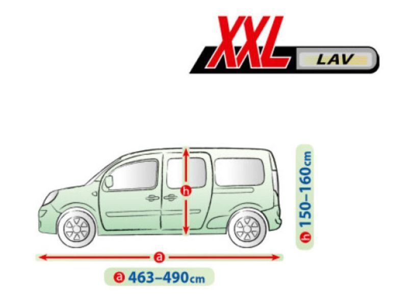 Тент чехол на авто Джип Минивэн XXL 490х185х145 см Mobile Garage LAV KEGEL 5-4138-248-3020 в сумке 5-4138-248-3020 фото