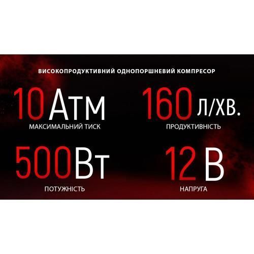 Компресор автомобільний 160 л/хв VOIN VL-710 OFF ROAD MASTER VL-710 фото