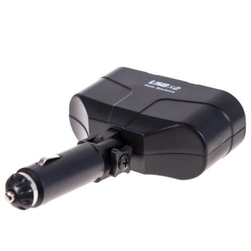 Подовжувач прикурювача 2 виходи та 2USB VOIN WF-0668 WF-0668 фото Подовжувач прикурювача 2 виходи та 2USB VOIN WF-0668 WF-0668 фото