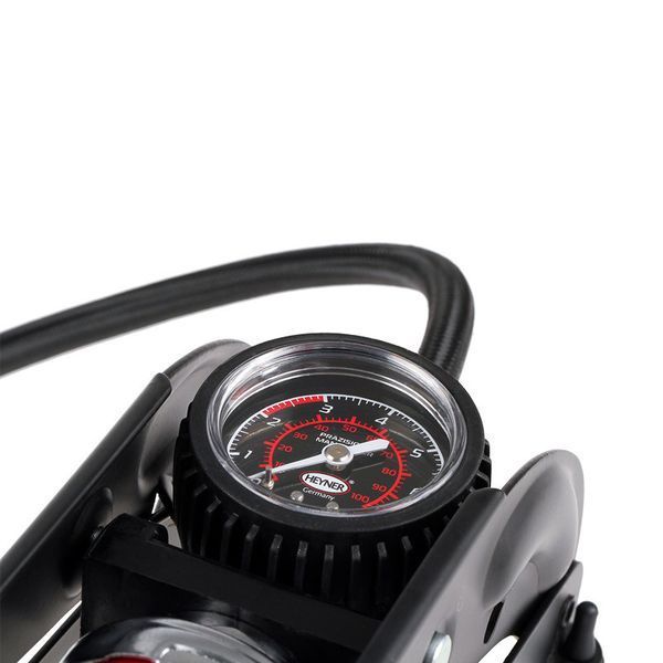 Премиальный ножной насос с манометром PEDALPOWER PRO Heyner 215000 215000 фото
