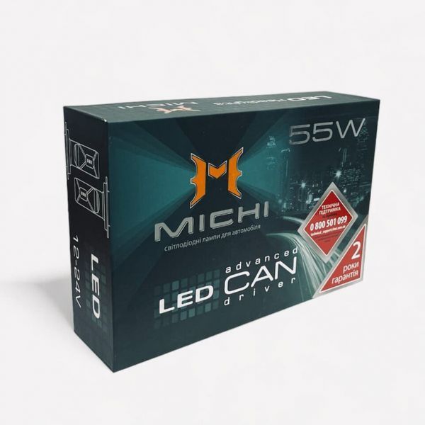 Світлодіодні LED лампи 12-24V 55W MICHI MI LED Can H1 5500K MI LED Can H1 55W фото