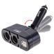 Подовжувач прикурювача 2 виходи та 2USB VOIN WF-0668 WF-0668 фото 3