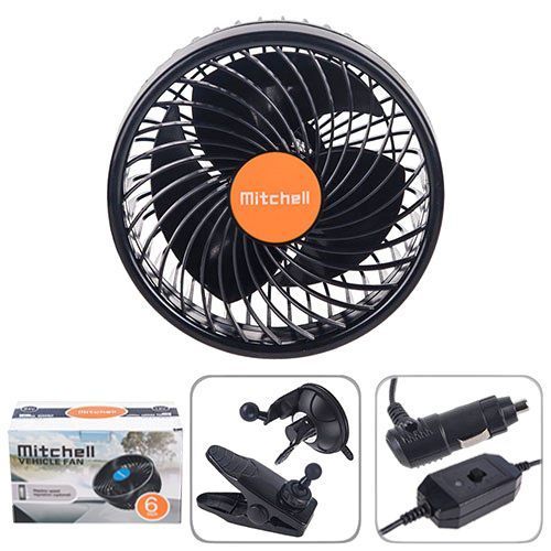 Вентилятор 6" 24V 12W дві швидкості Mitchell HX-T704 HX-T704 фото Вентилятор 6" 24V 12W дві швидкості Mitchell HX-T704 HX-T704 фото
