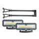 Профессиональная инспекционная лампа Brevia 11520 LED 120-190см 2x10W COB 2x1000lm 2x4000mAh Power Bank, 11520 фото 2