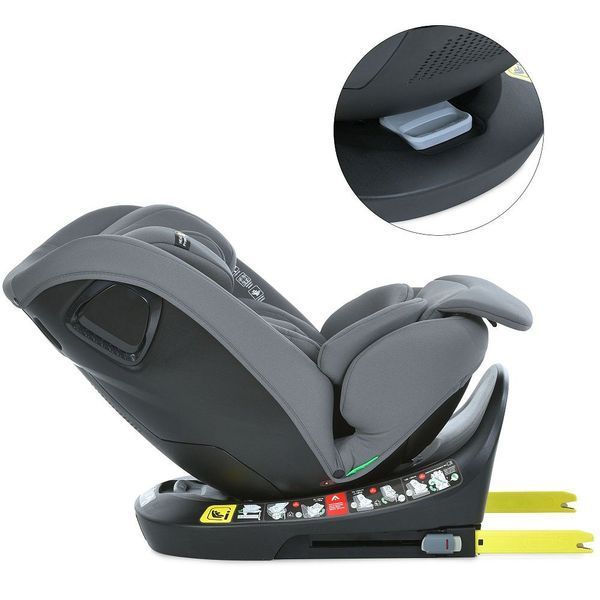 Автокресло ME 1189 i-HOLD+ Shadow Gray детское, i-SIZE R129, фаза 1,2 (рост дет.40-150см), опорная нога, isofix, поворот 360?, серый ME 1189 i-HOLD+ Shadow Gray фото