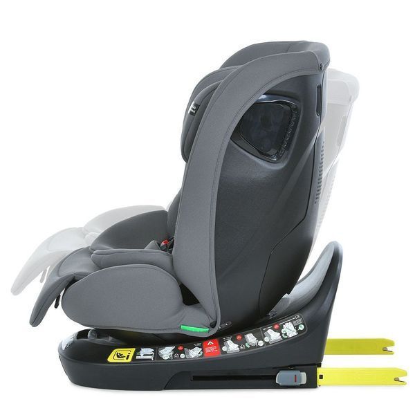 Автокресло ME 1189 i-HOLD+ Shadow Gray детское, i-SIZE R129, фаза 1,2 (рост дет.40-150см), опорная нога, isofix, поворот 360?, серый ME 1189 i-HOLD+ Shadow Gray фото