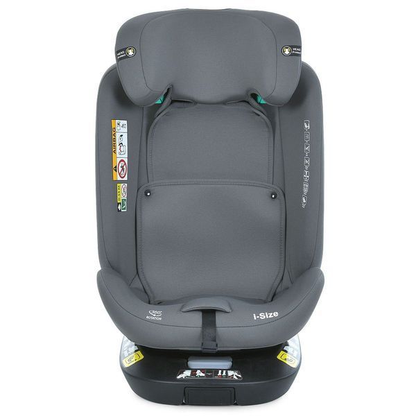 Автокресло ME 1189 i-HOLD+ Shadow Gray детское, i-SIZE R129, фаза 1,2 (рост дет.40-150см), опорная нога, isofix, поворот 360?, серый ME 1189 i-HOLD+ Shadow Gray фото