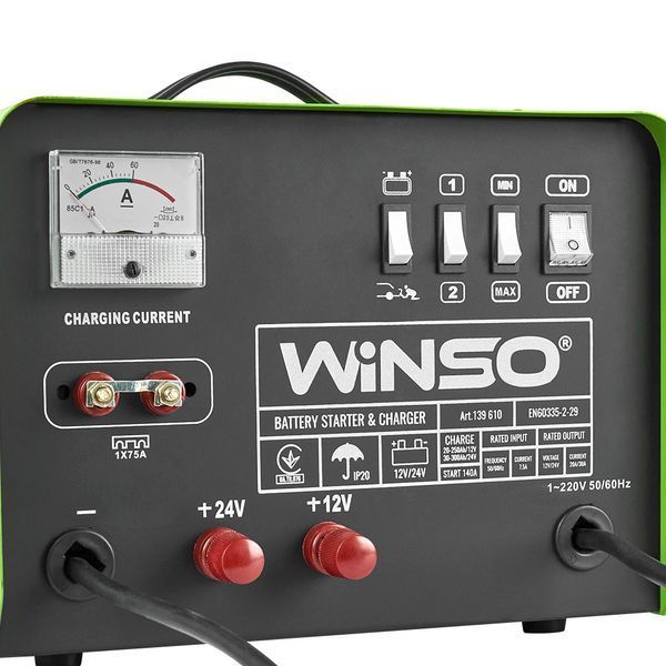 Пуско-зарядное устройство АКБ Winso 139610 12-24В 140А 139610 фото