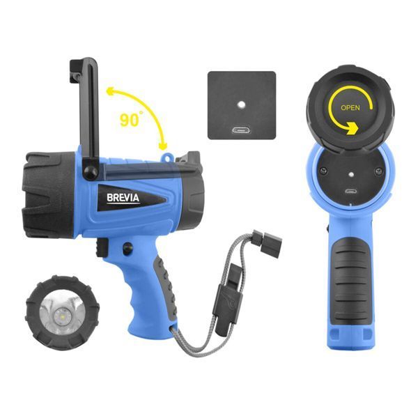 Фонарь инспекционный Brevia 11600 LED 500М 10W LED 650lm 4400mAh, microUSB 11600 фото