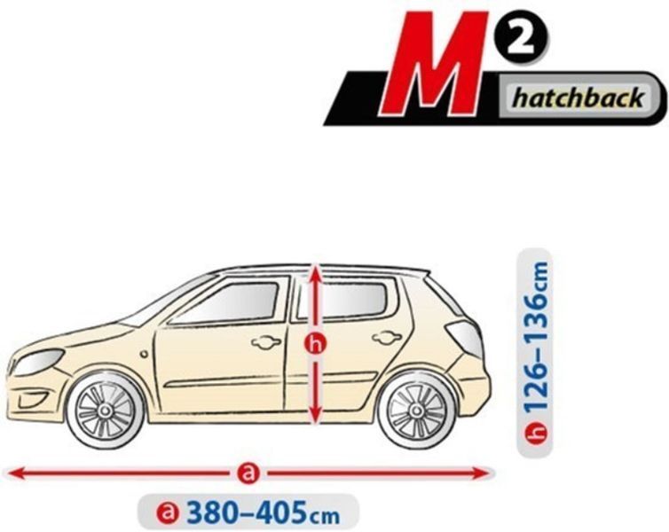 Тент на автомобіль Хетчбек 405х148x136 см KEGEL Optimal Garage Hatchbacki M2 5-4314-241-2092 5-4314-241-2092 фото