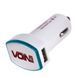 Автомобільний зарядний пристрій 2USB 12-24V 5V 2.4A VOIN C-2026W C-2026W фото 1