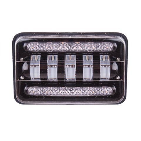 Фара світлодіодна з ДХО 170х110х80мм 9-36V 50W 6000K Pulso LP-7717 LP-7717 фото