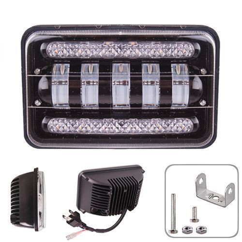 Фара светодиодная с ДХО 170х110х80мм 9-36V 50W 6000K Pulso LP-7717 LP-7717 фото