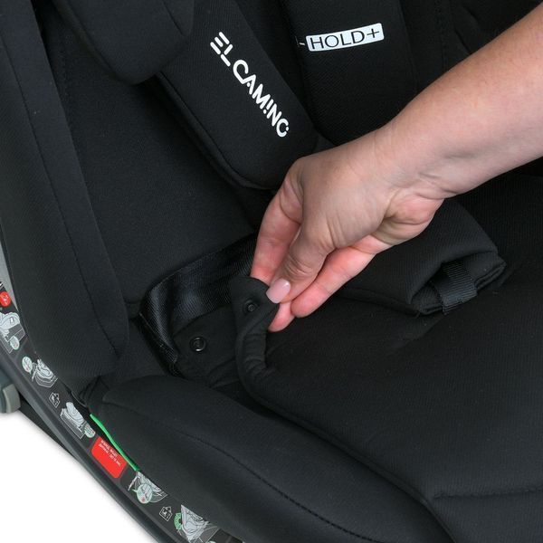 Автокресло ME 1189 i-HOLD+ Black детское, i-SIZE R129, фаза 1,2 (рост дет.40-150см), опорная нога, isofix, поворот 360, черный ME 1189 i-HOLD+ Black фото