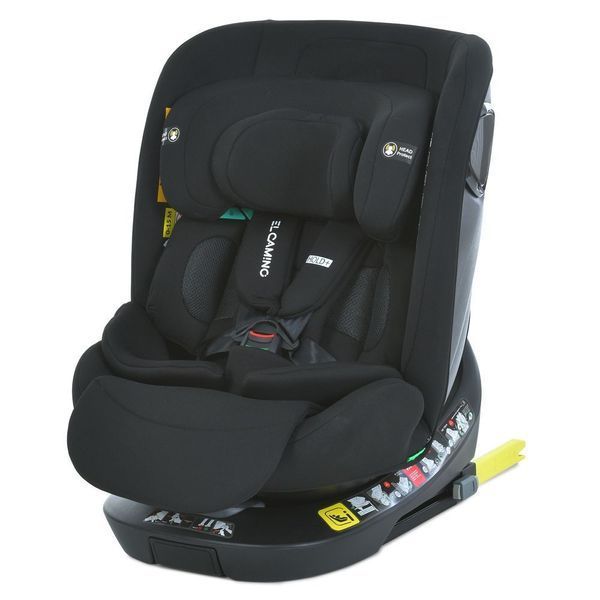 Автокресло ME 1189 i-HOLD+ Black детское, i-SIZE R129, фаза 1,2 (рост дет.40-150см), опорная нога, isofix, поворот 360, черный ME 1189 i-HOLD+ Black фото
