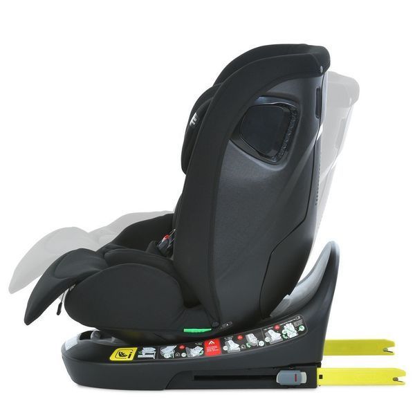 Автокресло ME 1189 i-HOLD+ Black детское, i-SIZE R129, фаза 1,2 (рост дет.40-150см), опорная нога, isofix, поворот 360, черный ME 1189 i-HOLD+ Black фото