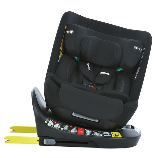 Автокресло ME 1189 i-HOLD+ Black детское, i-SIZE R129, фаза 1,2 (рост дет.40-150см), опорная нога, isofix, поворот 360, черный ME 1189 i-HOLD+ Black фото