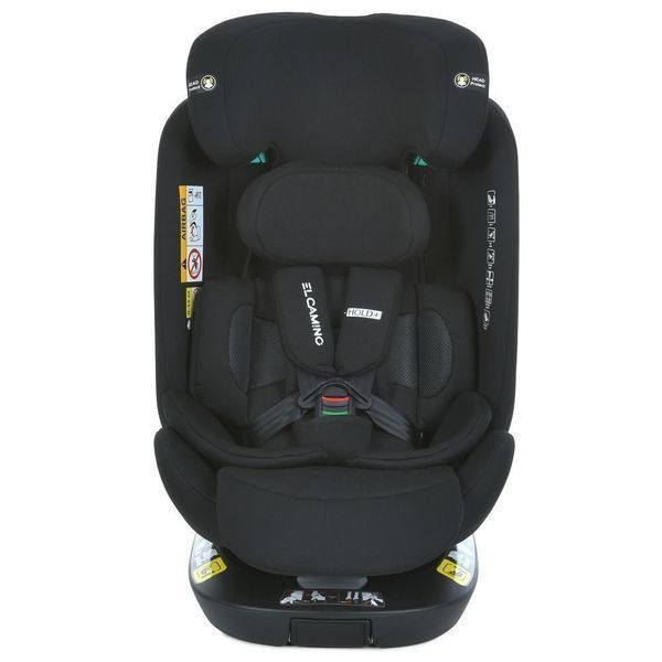 Автокресло ME 1189 i-HOLD+ Black детское, i-SIZE R129, фаза 1,2 (рост дет.40-150см), опорная нога, isofix, поворот 360, черный ME 1189 i-HOLD+ Black фото