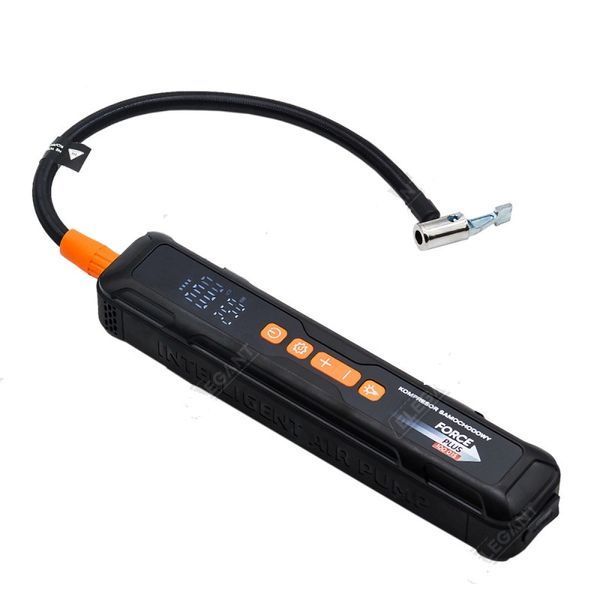 Компресор безпровідний акумуляторний 12V 35 л/хв 6000 mAh 10Атм Elegant Force PLUS 100 015 LED-ліхтар, павербанк El 100 015 фото