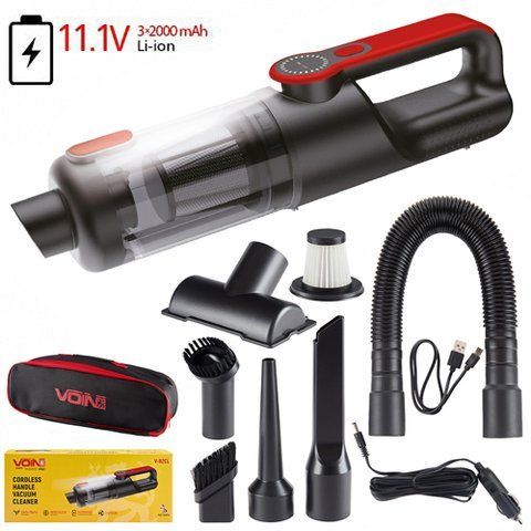 Пылесос автомобильный 120W VOIN V-82CL влажная и сухая чистка, сумка V-82CL фото