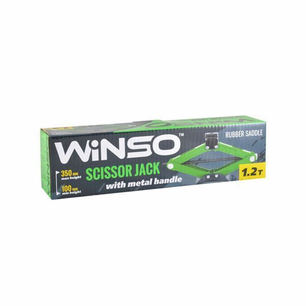 Домкрат ромбовий 1,2т 100-350мм Winso 121200 121200 фото