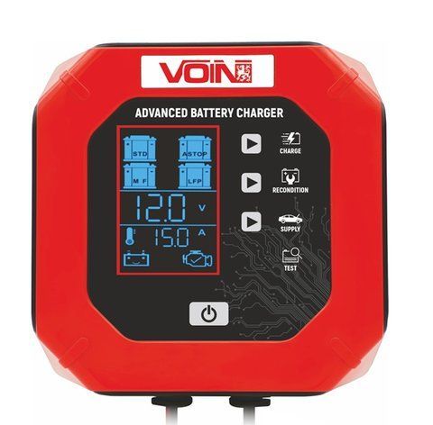 Зарядное устройство 12-24V 15A VOIN VL-215 3-200AHR LCD Импульсный VL-215 фото