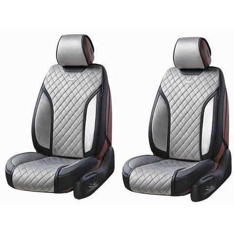 Чохли на передні сидіння алькантара 3D TORINO Сірі Elegant  700 223 El 700 223 фото