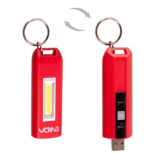 Ліхтарик-брелок VOIN VL-92, 0,5W-COB АКБ100mAh VL-92 фото