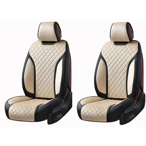 Чохли на передні сидіння алькантара 3D TORINO Бежеві Elegant 700 224 El 700 224 фото