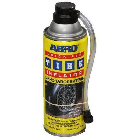 Аварійний герметик для ремонту коліс 340г Quick Fix ABRO QF-25 QF-25 фото
