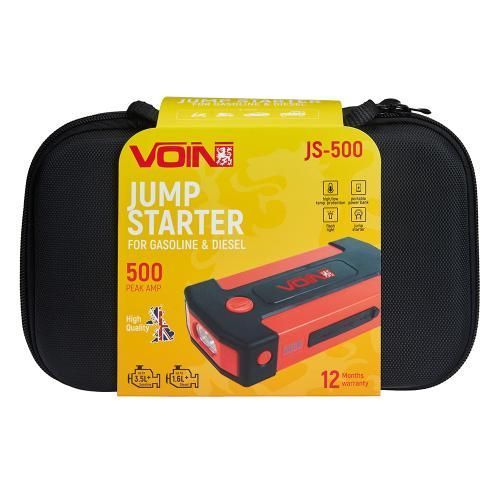 Пуско-зарядний пристрій 12V VOIN JS-500 9000mAh START-250A JS-50 фото