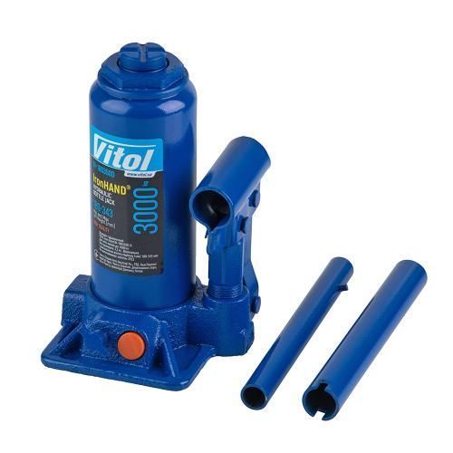 Домкрат гидравлический телескоп 3т в коробке 180-343 мм 3,1 кг Vitol IH-180350D IH-180350D фото