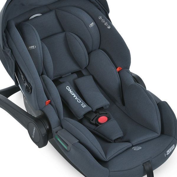 Автокрісло дитяче ME 1186 i-KEEP Melange Midnight Gray i-SIZE R129, зріст дитини 40-87см, рег.підголівник, сірий ME 1186 i-KEEP Melange Midnight Gray фото