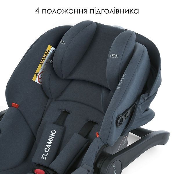 Автокрісло дитяче ME 1186 i-KEEP Melange Midnight Gray i-SIZE R129, зріст дитини 40-87см, рег.підголівник, сірий ME 1186 i-KEEP Melange Midnight Gray фото